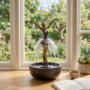 💃✨ Fonte de mesa Bailarina – Elegância Relaxamento e Sofisticação para Seu espacio
