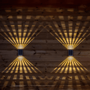 ✨☀️kit com 3 unidades -  luces de pared solares coloridas - luz caliente e luz colorida