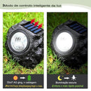 kit com 3 unidades - luz solar à prova d'agua para paisagens rochosas
