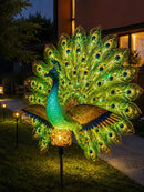 escultura de jardín Pavão Solar