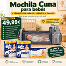 Mochila Cuna-Cambiador 3 en 1 + Pack Bebé: Todo listo para cada salida