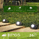 kit com 3 unidades - luz solar à prova d'agua para paisagens rochosas