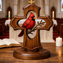 ❤️✝️ Enfeite de Cruz Cardinal hecho a mano