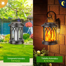 🏆⚡ kit com 3 unidades 💥✨🔥 Lanterna Solar com Chama Cintilante Atualizada - luz exterior à Prova D'agua