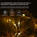 luces de corda para exterior, práticas e à prova d'agua - kit com 02 unidades 🎄✅