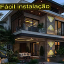 ✨☀️kit com 3 unidades -  luces de pared solares coloridas - luz caliente e luz colorida