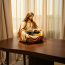 🙏 Estatua del sagrado Corazón de Jesús con bandeja Organizadora