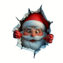 quadro natalino "Papai Noel invadiu!" 🎅 decoración divertida para casa nas festas de fim de ano 🎄