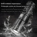 Lanterna telescópica com zoom a laser branco