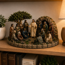 ❤️ Jesús e Seus 12 Discípulos — Uma Cena de fe Para o Seu Lar