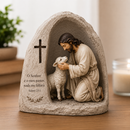 ✨ O Bom Pastor™ — escultura artesanal