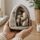 ✨ O Bom Pastor™ — escultura artesanal