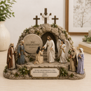 Ele Ressuscitou™ | escultura Cristã