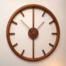⏰ reloj de Pared Minimalista em madera