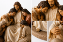 ✝️ Cena de Jesús Acolhendo — Um Lembrete de fe e paz para o Seu Lar