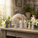 Cenário completo da Ressurreição de Jesús com luz LED ✝️ decoración Cristã