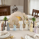 Cenário completo da Ressurreição de Jesús com luz LED ✝️ decoración Cristã