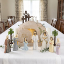 Cenário completo da Ressurreição de Jesús com luz LED ✝️ decoración Cristã