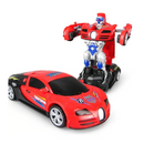 🔥 Carrinho de brinquedo eléctrico de polícia com deformação universal ✔