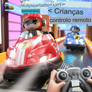 kit com 2 carrinhos de choque de batalha de controle remoto - para 2 jogadores