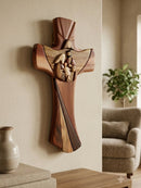 Cruz da Sagrada familia em madera – 38 cm 🛐😍