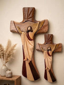 Cristo Redentor en Madera artesanal — escultura de Pared com fe e Elegância 🛐