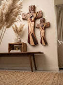 Cristo Redentor en Madera artesanal — escultura de Pared com fe e Elegância 🛐