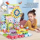 Blocos de construção de engrenagens eléctricas montadas para niños 😍