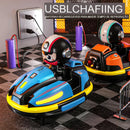 kit com 2 carrinhos de choque de batalha de controle remoto - para 2 jogadores