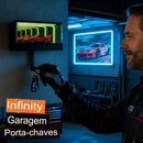 O presente perfecto - Chaveiro Infinity Garage