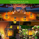 🏆⚡ kit com 3 unidades 💥✨🔥 Lanterna Solar com Chama Cintilante Atualizada - luz exterior à Prova D'agua