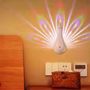 🔥 luz de projeção de pavão - kit com 2 unidades 😍