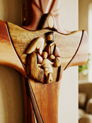 Cruz da Sagrada familia em madera – 38 cm 🛐😍