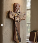 Cruz da Sagrada familia em madera – 38 cm 🛐😍