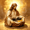 🙏 Estatua del sagrado Corazón de Jesús con bandeja Organizadora