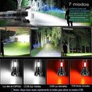 🎁🔋🔦 🔦 Lanterna Tática LED Recarregável de alto Brilho⚡