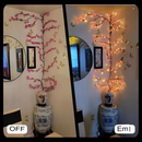 Luminárias de pared FloraVine™ com desenho de trepadeira floral