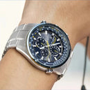 reloj de quartzo masculino multifuncional
