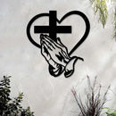 ✝️ decoración de pared  - Um símbolo de fe e amor 😍✝🧡