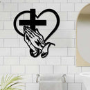 ✝️ decoración de pared  - Um símbolo de fe e amor 😍✝🧡