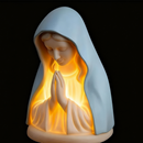 ✝️ lámpara Cristã de Oração com luz Suave ✝🧡