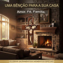 ✝️ Cruz decoración de pared ❤️ amor & fe ✝🛐
