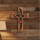 ✝️ Cruz decoración de pared ❤️ amor & fe ✝🛐