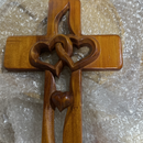 ✝️ Cruz decoración de pared ❤️ amor & fe ✝🛐