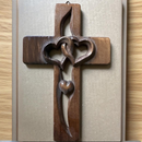 ✝️ Cruz decoración de pared ❤️ amor & fe ✝🛐
