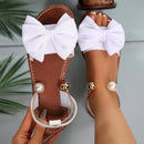 Sandália Feminina Elegante com Miçangas – lleva, Confortável e Versátil 🌺