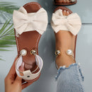 Sandália Feminina Elegante com Miçangas – lleva, Confortável e Versátil 🌺