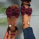 Sandália Feminina Elegante com Miçangas – lleva, Confortável e Versátil 🌺