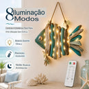 🎉 Decoración de pared iluminada con peces costeros