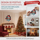 quadro natalino "Papai Noel invadiu!" 🎅 decoración divertida para casa nas festas de fim de ano 🎄